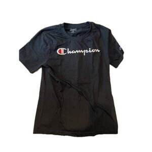 Champion Black T-Shirt Mens L